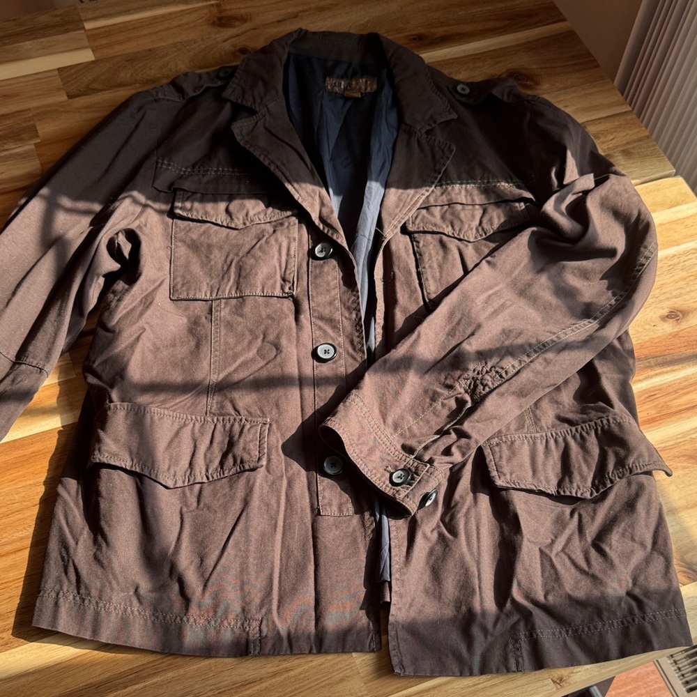Pronto Uomo Dark Brown Military Jacket